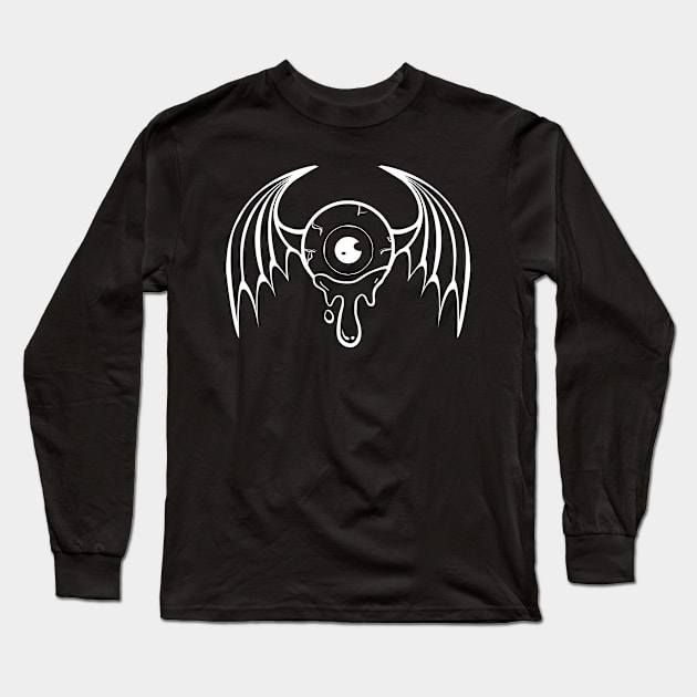 Fairycore Aesthetic Weird Fairy Eyeball Weirdcore Long Sleeve T-Shirt by Alex21